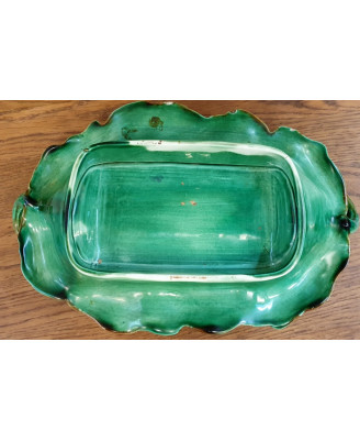 A French Majolica Asparagus Platter