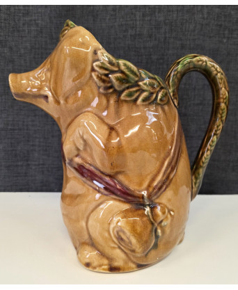 A Barbotine 'Piglet' Jug