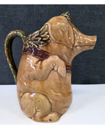 A Barbotine 'Piglet' Jug