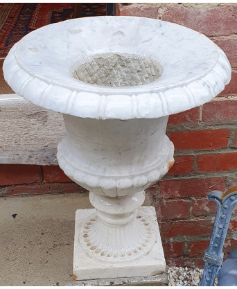 A Classical 'Medici' Marble Urn A Classical 'Medici' Marble Urn