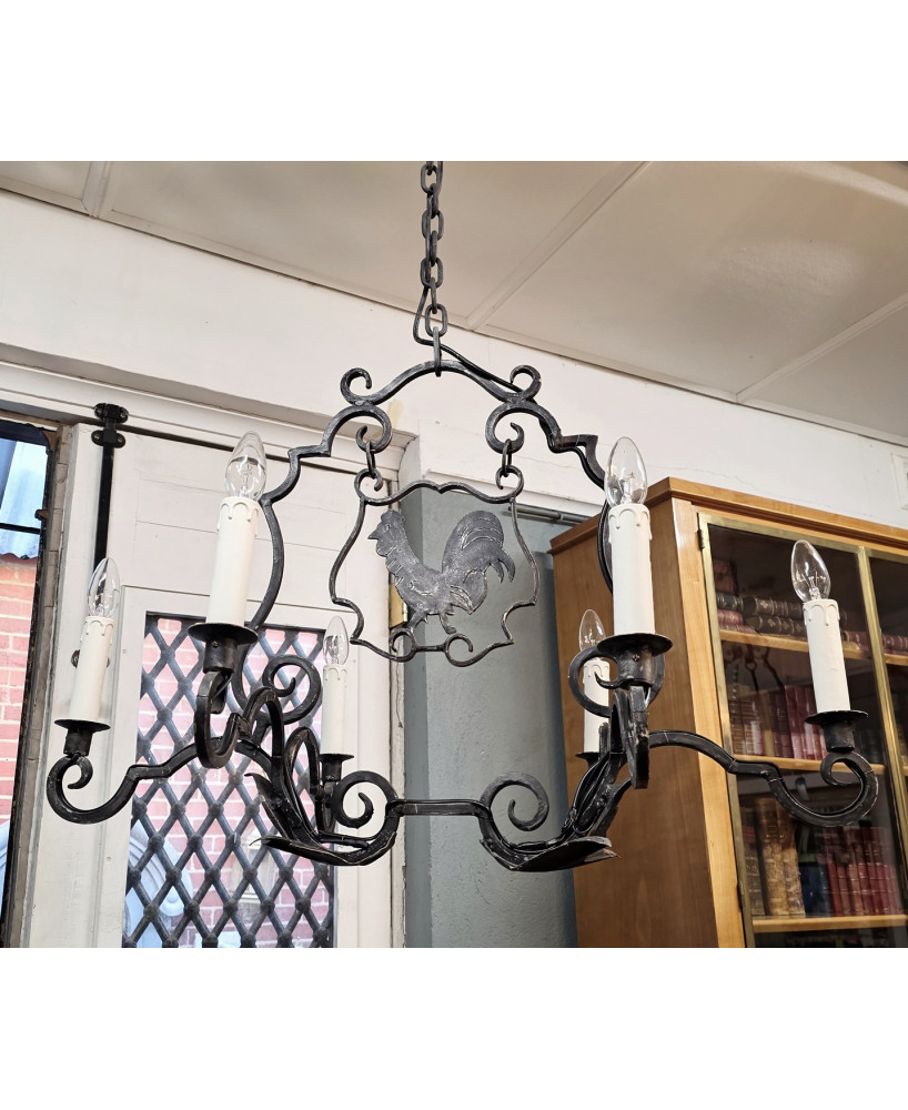 A 'Coq Gaulois' Ceiling Light