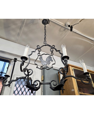 A 'Coq Gaulois' Ceiling Light