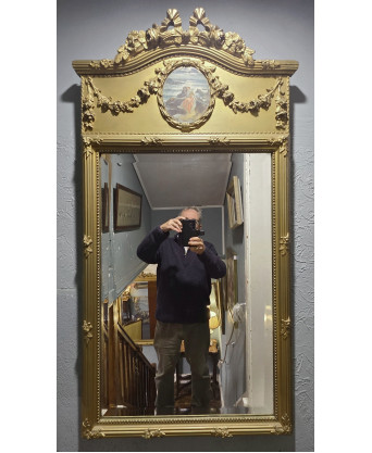 A Fine Parisian Trumeau Mirror