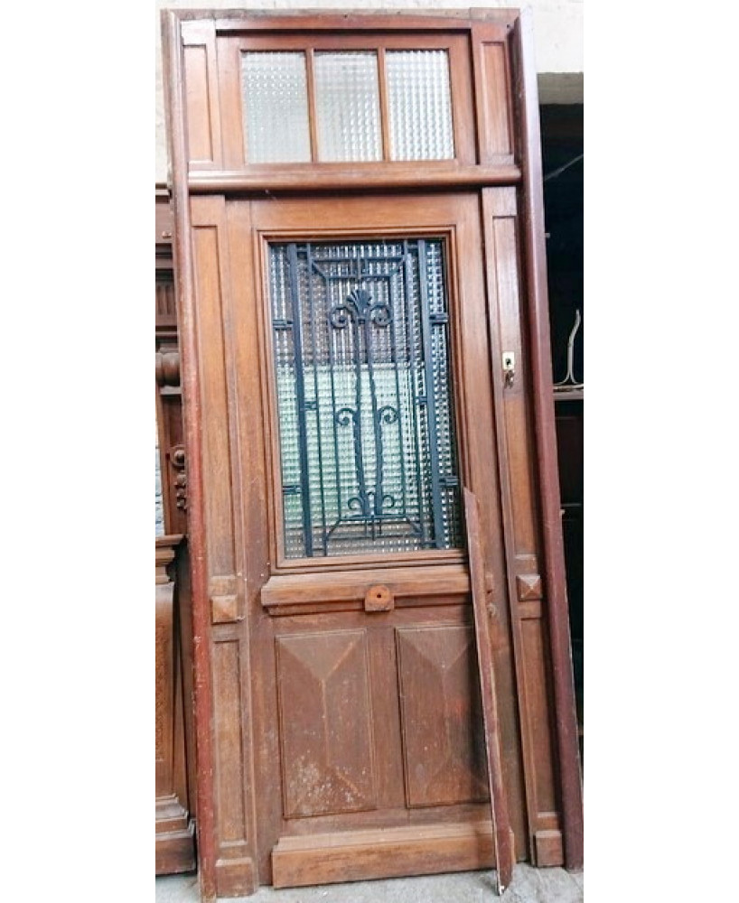 A French Art Deco Entrance Door