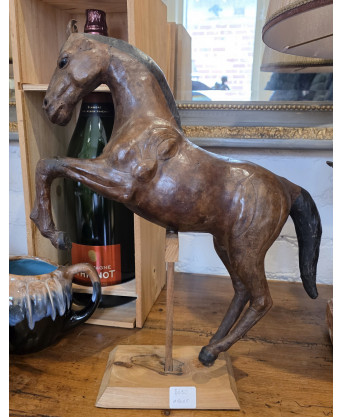 A French Leather Horse 