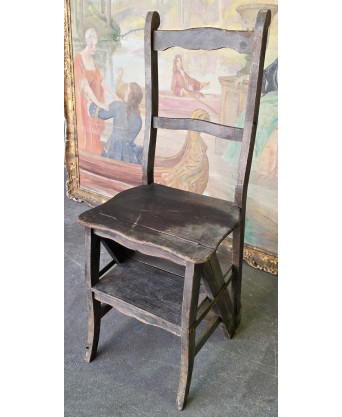 A French Provincial Chair/ Stepladder