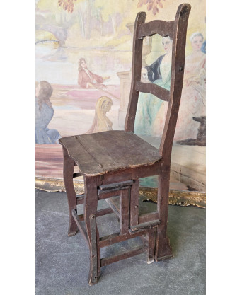 A French Provincial Chair/ Stepladder