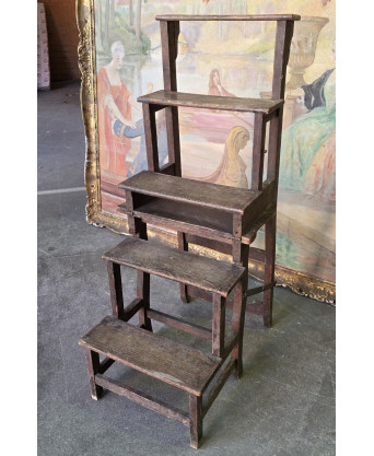 A French Provincial Chair/ Stepladder