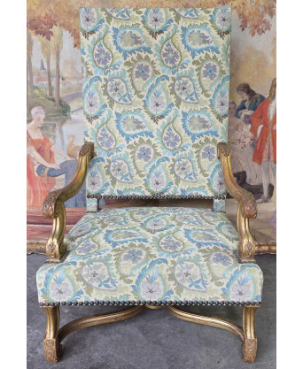 A French Regence Armchair A French Regence Armchair