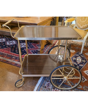 A Vintage French Drinks Trolley