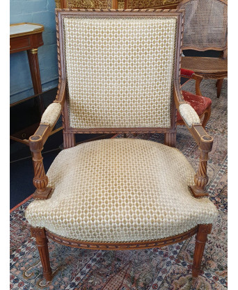 A fine pair of Louis XVI Armchairs A fine pair of Louis XVI Armchairs