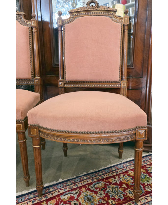 A pair of French Louis XVI Chairs