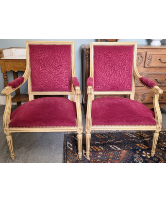 A pair of Louis XVI Armchairs