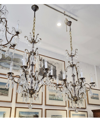 A pair of elegant Parisian Chandeliers 