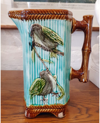 A "Birds" Majolica Jug