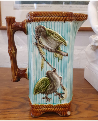 A "Birds" Majolica Jug