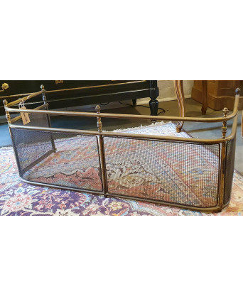 A French Brass Fire Screen