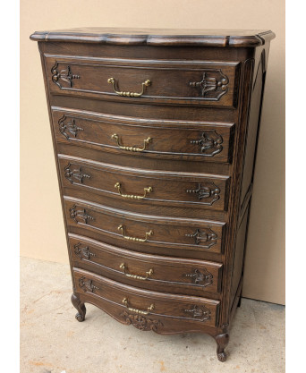 A French oak Chiffonier