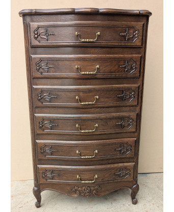 A French oak Chiffonier