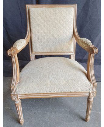 A pair of French Louis XVI Armchairs A pair of French Louis XVI Armchairs