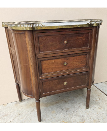 A French Louis XVI Demilune Commode