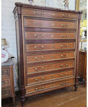 A Parisian 'Semainier' Tallboy