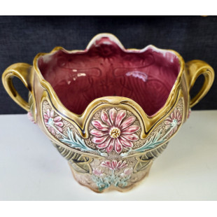 A French Majolica Cache-pot 