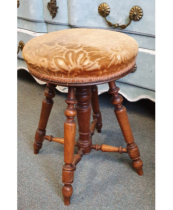 A 19th century French Piano Stool