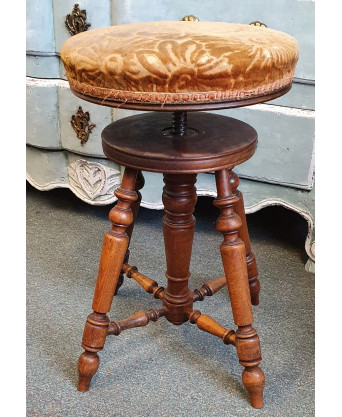 A 19th century French Piano Stool
