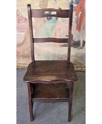 A French Provincial Chair/ Stepladder