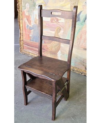 A French Provincial Chair/ Stepladder