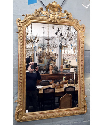 A French Regence Mantle Mirror