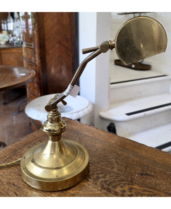 A French Swivelling Desk Lamp A French Swivelling Desk Lamp