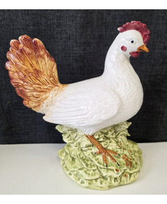 A French Faience Hen 