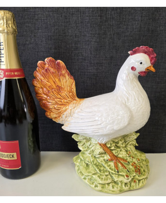 A French Faience Hen 