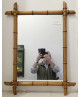 A French Faux Bamboo Mirror