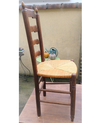A pair of Ladder-Back Chairs A pair of Ladder-Back Chairs