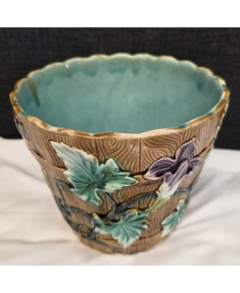 A French Majolica Cache-pot