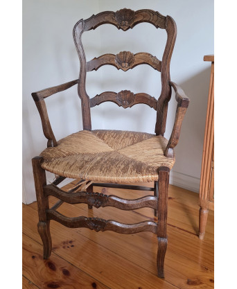A French Provincial Armchair A French Provincial Armchair