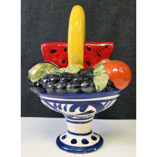 A Spanish Majolica Fruit Bowl 