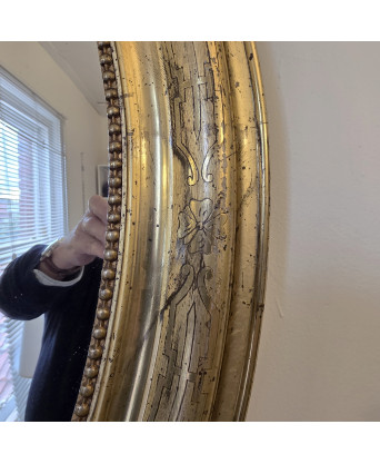 A French Louis Philippe Oval Mirror 