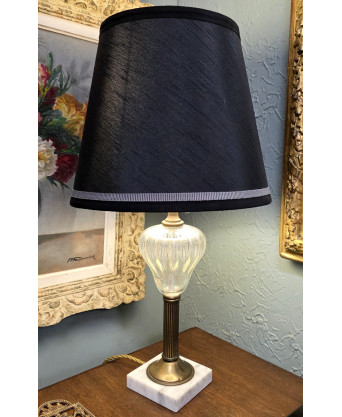 A Blown Glass Table Lamp