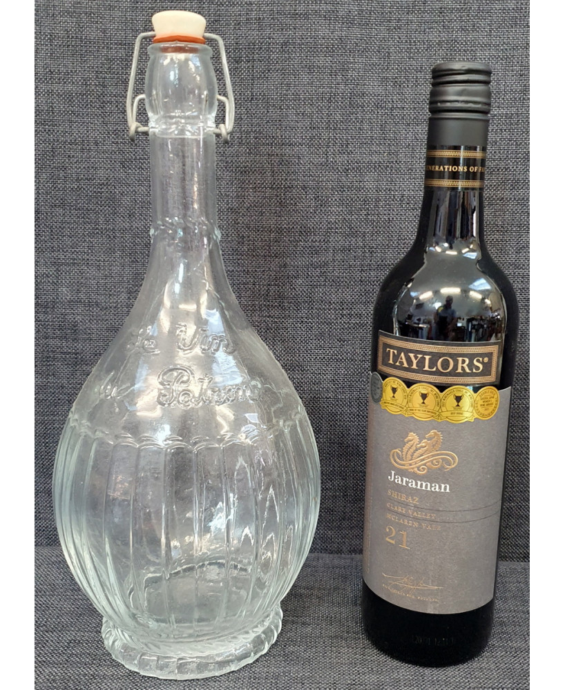 A 'Le Vin du Patron' Decanter Bottle