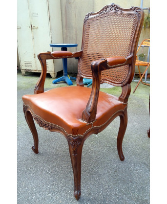 A pair of French Louis XV Armchairs