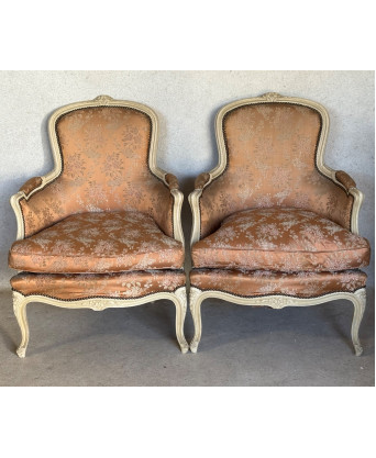 A Pair of French Bergere Armchairs