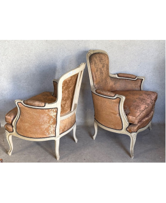 A Pair of French Bergere Armchairs