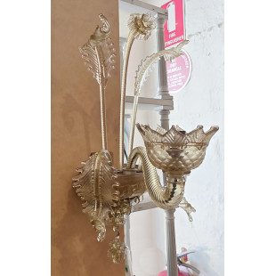 A pair of Venetian Murano Wall Lights 