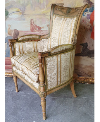 A pair of French Directoire Armchairs