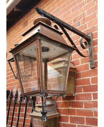 A French Outdoor Wall Lantern A French Outdoor Wall Lantern