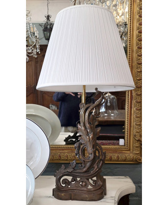 A pair of Louis XV Chenet Lamps A pair of Louis XV Chenet Lamps